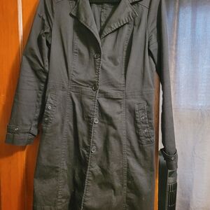 Royal Bones Classic Black Trench Coat